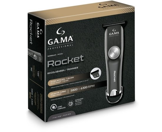 Триммер для стрижки GA.MA GT Rocket USB PM2510, изображение 9