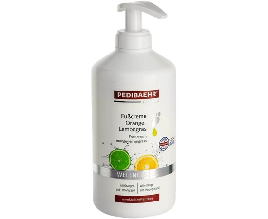 Крем для ніг з маслом апельсина і лайма PediBaehr Fusscreme Orange-Lemongrass, фото _ab__is.image_number.default