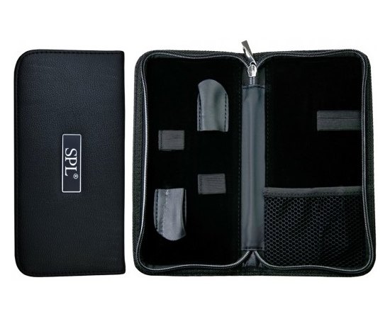 Подвійний шкіряний чохол для ножиць SPL Double Case, 77422, фото 
