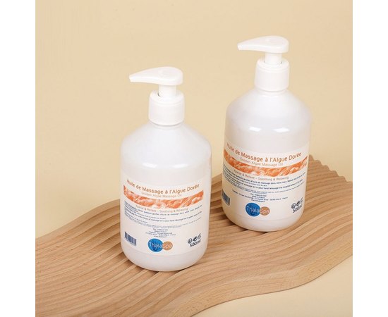 Массажное масло Золотые водоросли Thalaspa Golden Algae Massage Oil, 500 ml, изображение 2