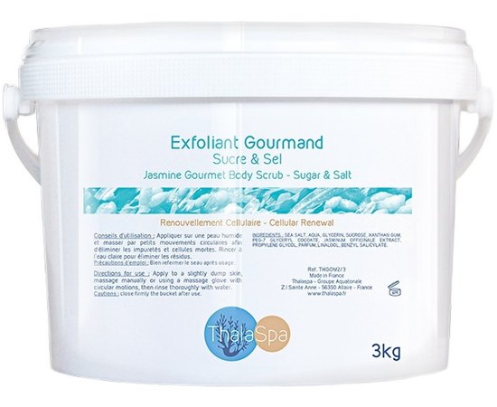 Жасминовый скраб Гурман (с сахаром и солью) Thalaspa Jasmine Gourmet Body Scrub, изображение 2