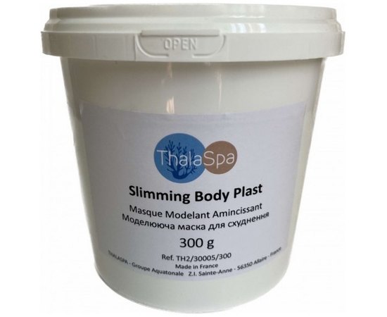 Альгинатная маска для похудения моделирующая Thalaspa Slimming Body Plast