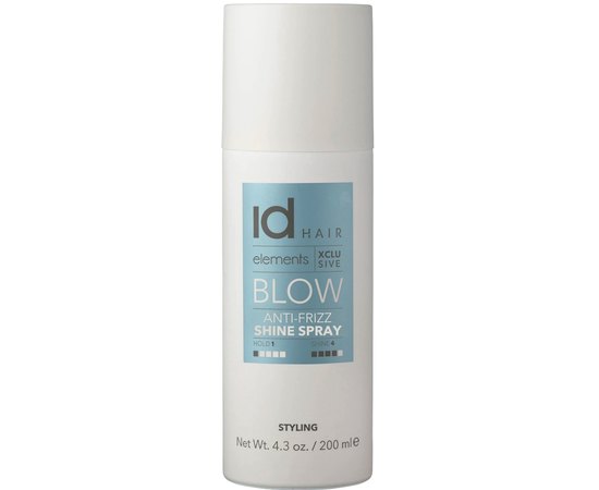 Антистатичний спрей для надання блиску id Hair Elements Xclusive Anti-Frizz Shine Spray, 200 ml, фото 
