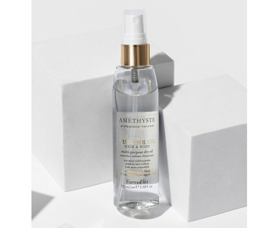 Суха мультифункціональна олія для волосся та тіла Farmavita Amethyste Curl Sublime Oil Hair&Body Multi-Purpose Dry Oil, 100 ml, фото _ab__is.image_number.default
