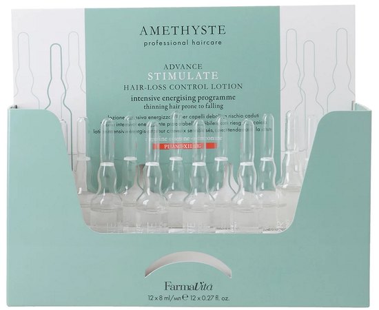 Интенсивный лосьон для стимулирования роста волос Farmavita Amethyste Advance Stimulate Hair Loss Control Lotion, 12х8 ml