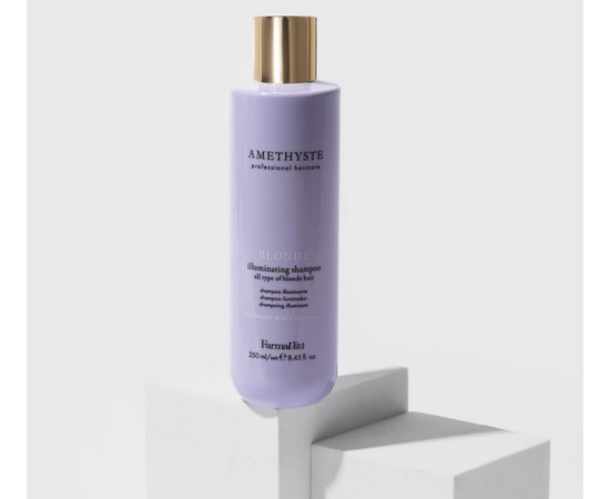 Увлажняющий шампунь для светлых волос Farmavita Amethyste Blonde Illuminating Shampoo, 250 ml, изображение 2