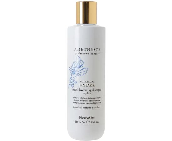 Нежный увлажняющий шампунь для сухих волос Farmavita Amethyste Botanic Hydra Gentle Hydrating Shampoo, 250 ml