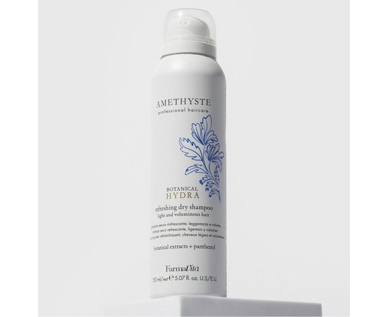 Освіжаючий сухий шампунь для волосся Farmavita Amethyste Botanic Hydra Refreshing Dry Shampoo, 150 ml, фото _ab__is.image_number.default