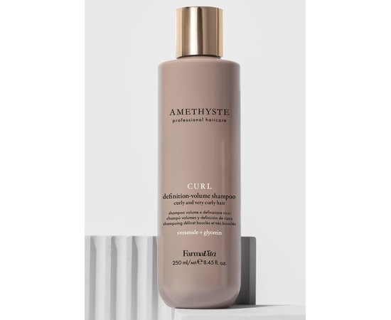 Шампунь для вьющихся волос Farmavita Amethyste Curl Definition Volume Shampoo, 250 ml, изображение 2