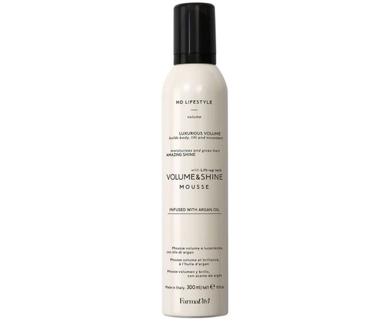 Мусс для придания объема и блеска Farmavita HD Life Style Volume & Shine Mousse, 300 ml