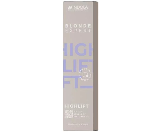 Краска для волос до 5 уровней осветления Indola Blonde Expert Highlift, 60 ml, изображение 2