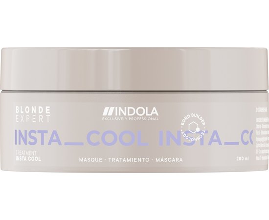 Маска для нейтралізації небажаної жовтизни волосся Indola Blonde Expert Insta Cool Masque, 200 ml, фото 