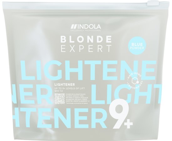Пудра для обесцвечивания волос Indola Blonde Expert Lightener 9+ Blue Powder, 450 g