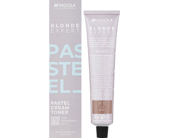 Перманентная крем-краска пастельные оттенки Indola Blonde Expert Pastel Cream Toner, 60 ml