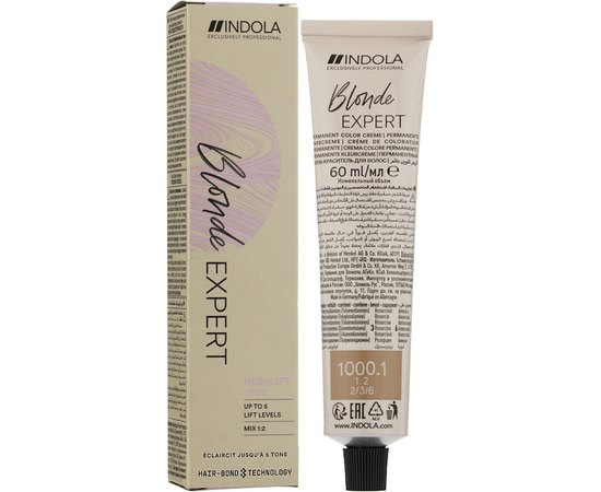 Перманентна фарба для освітлення волосся Indola Permanent Caring Color Blonde Expert, 60 ml, фото 