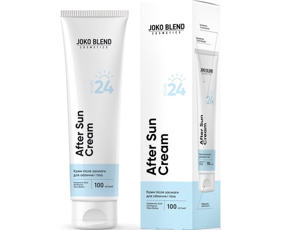 Крем після засмаги для обличчя та тіла Joko Blend After Sun Cream, 100 ml, фото  Крем після засмаги для обличчя та тіла Joko Blend After Sun Cream, 100 ml, фото