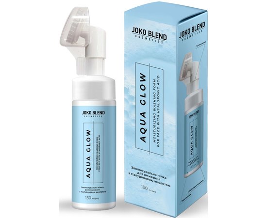 Зволожувальна пінка для вмивання з гіалуроновою кислотою Joko Blend Aqua Glow Washing Foam, 150 ml, фото _ab__is.image_number.default Зволожувальна пінка для вмивання з гіалуроновою кислотою Joko Blend Aqua Glow Washing Foam, 150 ml, фото _ab__is.image_number.default