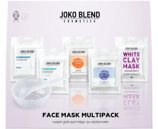 Набір для догляду за обличчям Joko Blend Face Mask Multipack, фото _ab__is.image_number.default Набір для догляду за обличчям Joko Blend Face Mask Multipack, фото _ab__is.image_number.default
