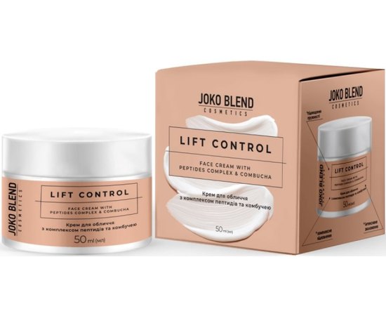 Крем для обличчя з комплексом пептидів та комбучею Joko Blend Lift Control Face Cream, 50 ml, фото _ab__is.image_number.default Крем для обличчя з комплексом пептидів та комбучею Joko Blend Lift Control Face Cream, 50 ml, фото _ab__is.image_number.default