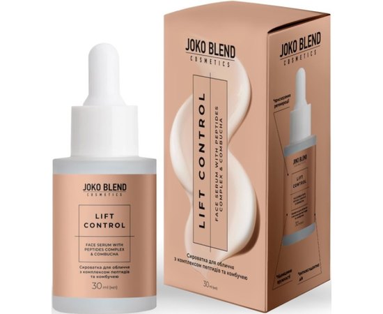 Сироватка для обличчя з комплексом пептидів та комбучею Joko Blend Lift Control Face Serum, 30 ml, фото _ab__is.image_number.default Сироватка для обличчя з комплексом пептидів та комбучею Joko Blend Lift Control Face Serum, 30 ml, фото _ab__is.image_number.default