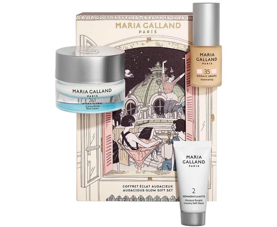 Набір для обличчя Maria Galland Audacious Glow Gift Set, фото  Набір для обличчя Maria Galland Audacious Glow Gift Set, фото