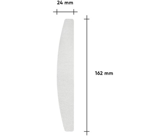 Сменные белые файлы для пилы полумесяц на мягкой основе Staleks Pro Expert 40, 30 pcs, изображение 4