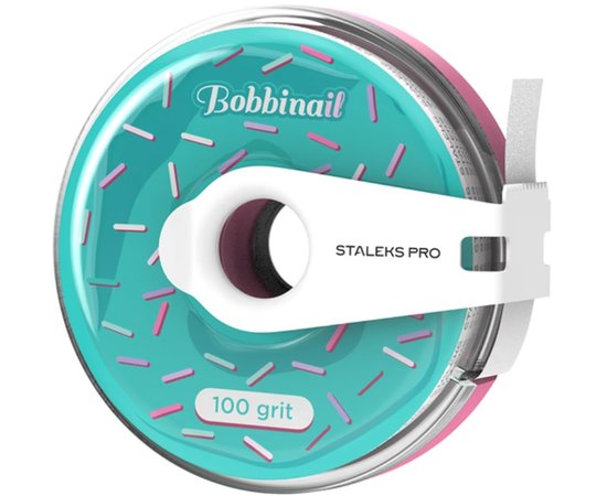 Сменный файл-лента белый в пластиковой катушке Staleks Pro Expert Bobbinail