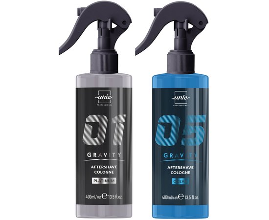 Одеколон после бритья Unic Gravity Aftershave Cologne, 400 ml