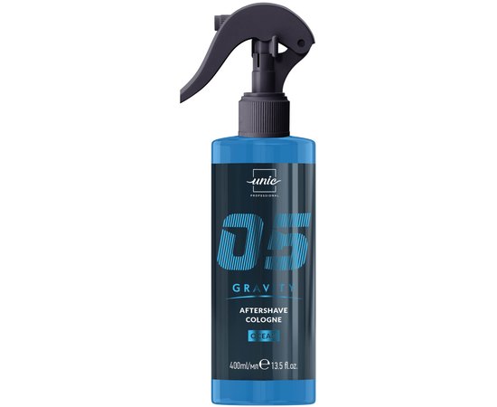 Одеколон после бритья Unic Gravity Aftershave Cologne, 400 ml, изображение 3