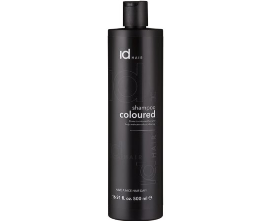 Шампунь для фарбованого волосся id Hair Essentials Coloured Shampoo, 500 ml, фото 