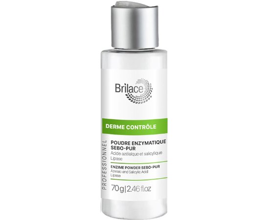 Порошок для вмивання Анті-Акне Brilace Derme Сontrole Poudre Enzymatique Sebo-Pur, 70 ml, фото 