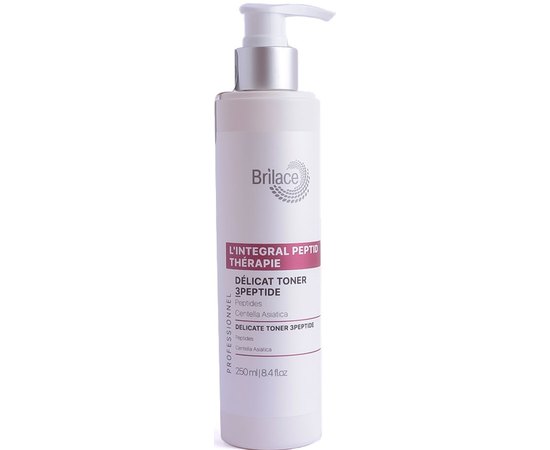 Делікатний тонер 3 пептид Brilace L'Integral Peptid Therapie Delicate Toner 3Peptide, 250 ml, фото 