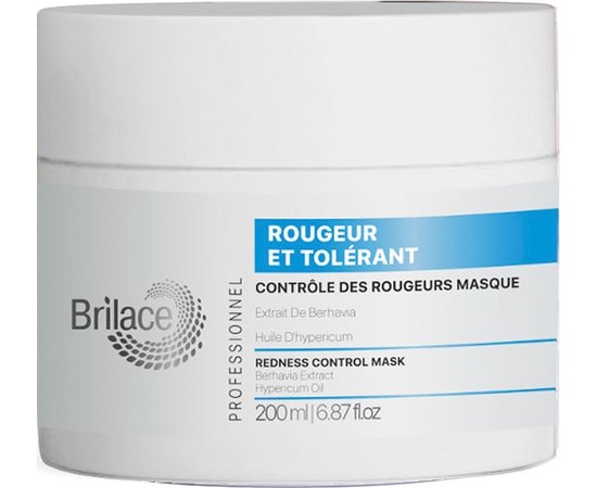 Маска контроль почервоніння Brilace Rougeur Et Tolerant Redness Control Mask, 200 ml, фото 