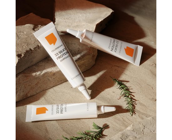 Ампулы для глубокой реконструкции с комплексом из 33 протеинов Cellreborn Cellrebiome 33 Silky Protein Ampoule, 5х10 ml, изображение 3