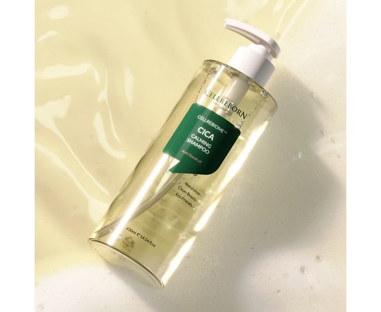 Шампунь против перхоти с центелой азиатской Cellreborn Cellrebiome Cica Calming Shampoo, 430 ml, изображение 2