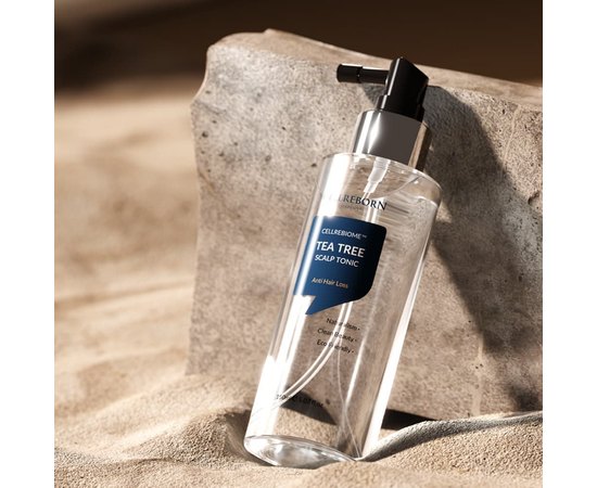 Тонизирующий спрей для глубокого обновления кожи головы с чайным деревом Cellreborn Cellrebiome Tea Tree Scalp Tonic, 150 ml, изображение 2