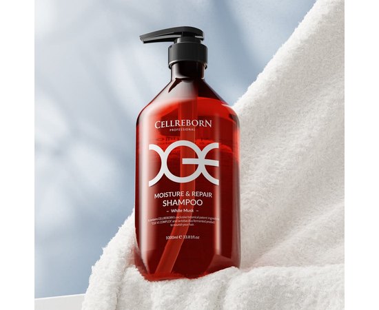 Зволожуючий шампунь для пошкодженого волосся з протеїновим комплексом CGE Cellreborn Moisture Repair Shampoo, 1000 ml, фото _ab__is.image_number.default