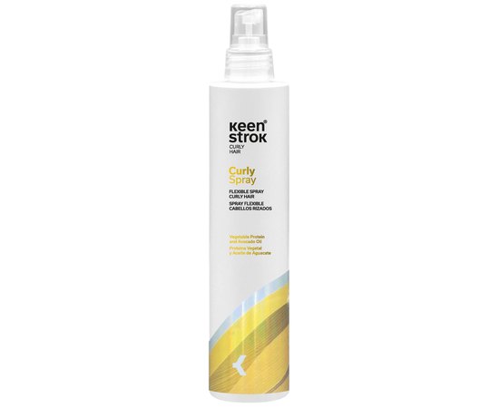 Спрей неаэрозольный для вьющихся волос Keen Strok Curly Gas Free Spray, 250 ml
