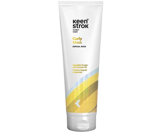 Відновлююча маска для кучерявого волосся Keen Strok Curly Mask - Mask For Curly & Wavy Hair, 250 ml, фото 