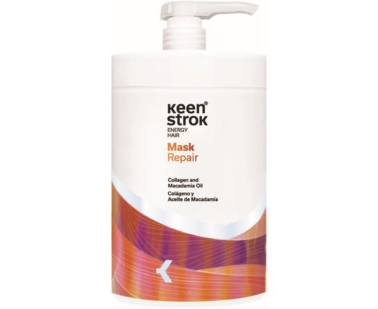 Маска для глибокого відновлення пошкодженого волосся Keen Strok Energy Hair Repair Mask, 1000 ml, фото 