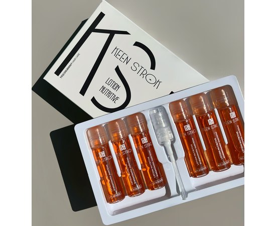 Питательный лосьон для основного ухода Keen Strok Lotion Nutritive Essential Hair Lotion, 12*12 ml, изображение 3