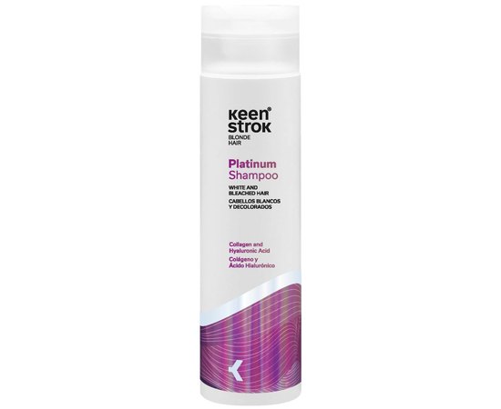 Шампунь антижелтый для блонда Keen Strok Platinum Shampoo