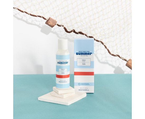 Тонік з натуральними AHA-кислотами для сяяння шкіри Keenwell Destination Summer Glow Toner, 100 ml, фото _ab__is.image_number.default