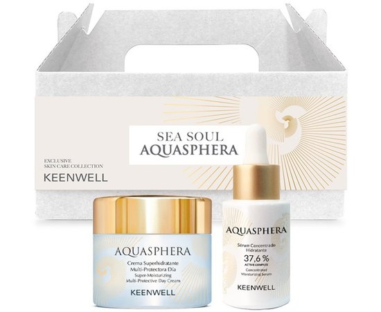 Набір для обличчя Зволожуючий Keenwell Sea Soul Aquasphera, фото 