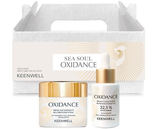 Набір для обличчя Молодість та сяяння шкіри Keenwell Sea Soul Oxidance, фото 