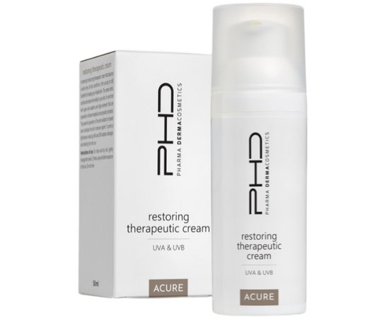 Восстанавливающий крем для проблемной кожи PHD Acure Restoring Therapeutic Cream Uva & Uvb, 50 ml, изображение 2