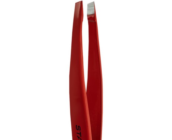 Пинцет для бровей Staleks Pro Expert 11 Type 4 Red, изображение 4