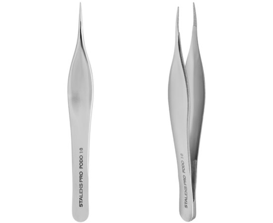 Пинцет осколочный Staleks Pro Podo 10, изображение 2