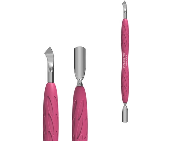 Лопатка для маникюра пушер и лопасть с силиконовой ручкой Staleks Pro Uniq 10 Type 4.2, изображение 2