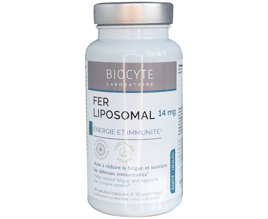 Добавка харчова Залізо Biocyte Fe Fer, 30gel caps, фото _ab__is.image_number.default